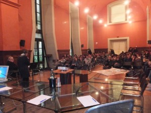 Incontri d'arte  del 24/02/2015 al Scuole Suor Orsola Benincasa - Napoli​ con l'artista Gerardo Di Fiore-sala Villani